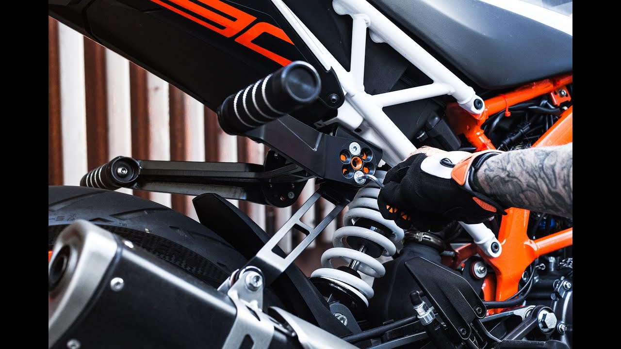 KTM デューク 125/200/250/390 17-23 アジャスタブル サブケージ