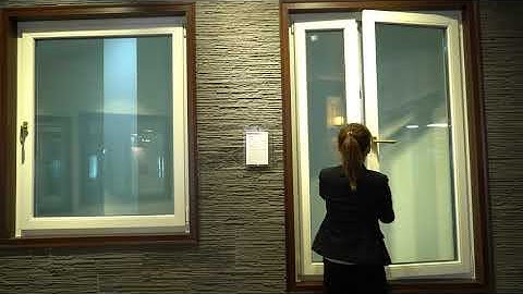 tilt & turn windows    window & door  video aluminium UPVC windows and doors production proces