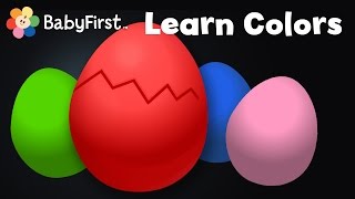 Learn colors today with the infamous surprise eggs of babyfirst tv!
open these up for a special egg that includes everything about the...