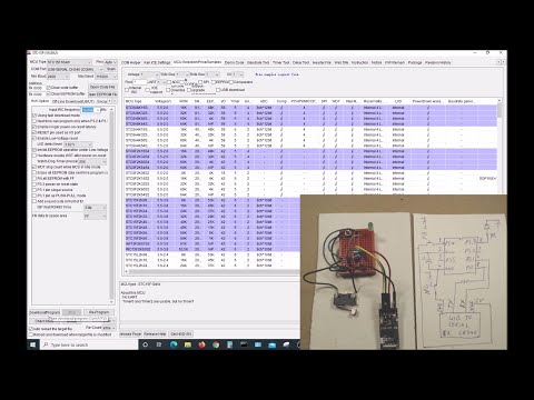 STC15F104 Hello World program with the SDCC compiler