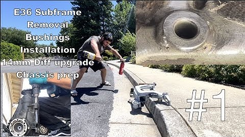 E36 Subframe Overhaul Bushings, Rtab, Diff bolt