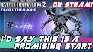Gundam Battle Operation 2 On Steam! Day 01: Tutorials, First Pulls, First Match, Parts Advice