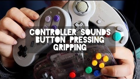 ASMR | Controller Sounds • Gripping • Button Pressing • No Talking