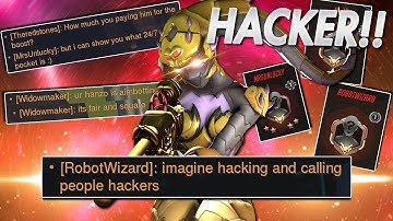 I faced a HACKER that said I was CHEATING while boosting his Mercy with Widowmaker - Overwatch