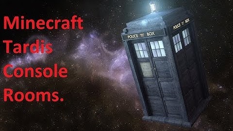 Tardis Console Rooms.   Minecraft!