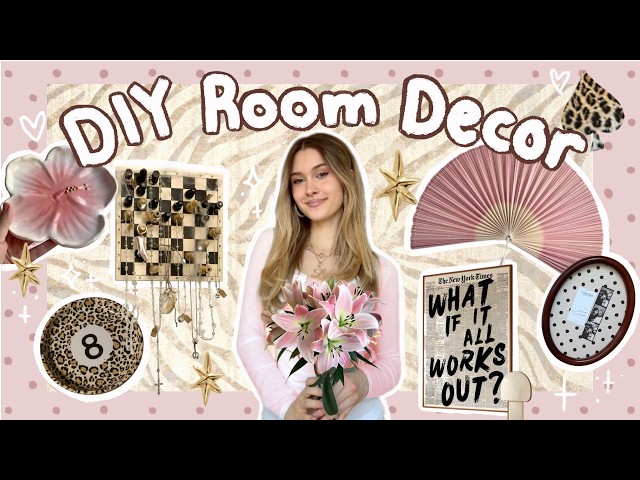 15 diy room decor ideas *aesthetic* ⋆⭒˚.⋆