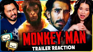 MONKEY MAN Trailer Reaction! | Dev Patel | Sharlto Copley | Jordan Peele