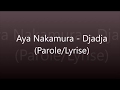 Aya Nakamura -Djadja (Parole/Lyrise)