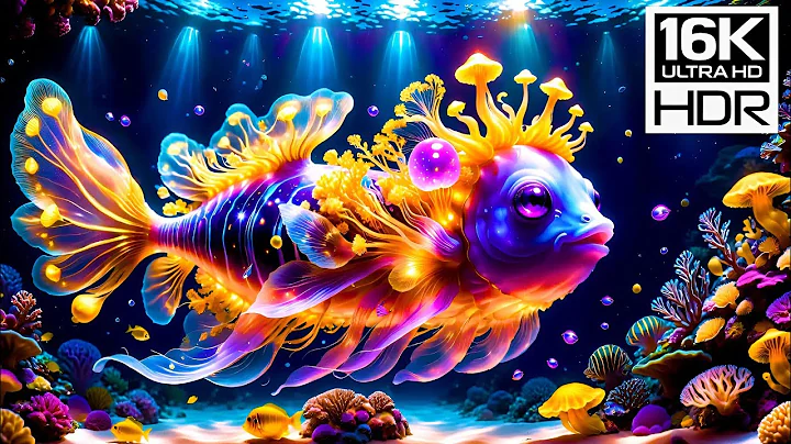 🐠 Underwater Paradise 16K HDR 🐟 Peaceful Coral Reefs & Tropical Fish – Calming Music for Relaxation