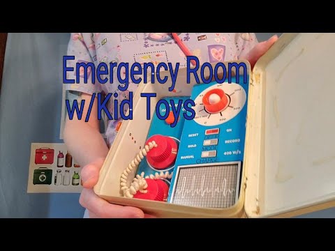 ASMR ER Plastic Kid Toys [Doctor Role-play Exam] Medical