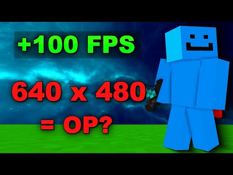 The BEST Resolution for FPS in Minecraft...?