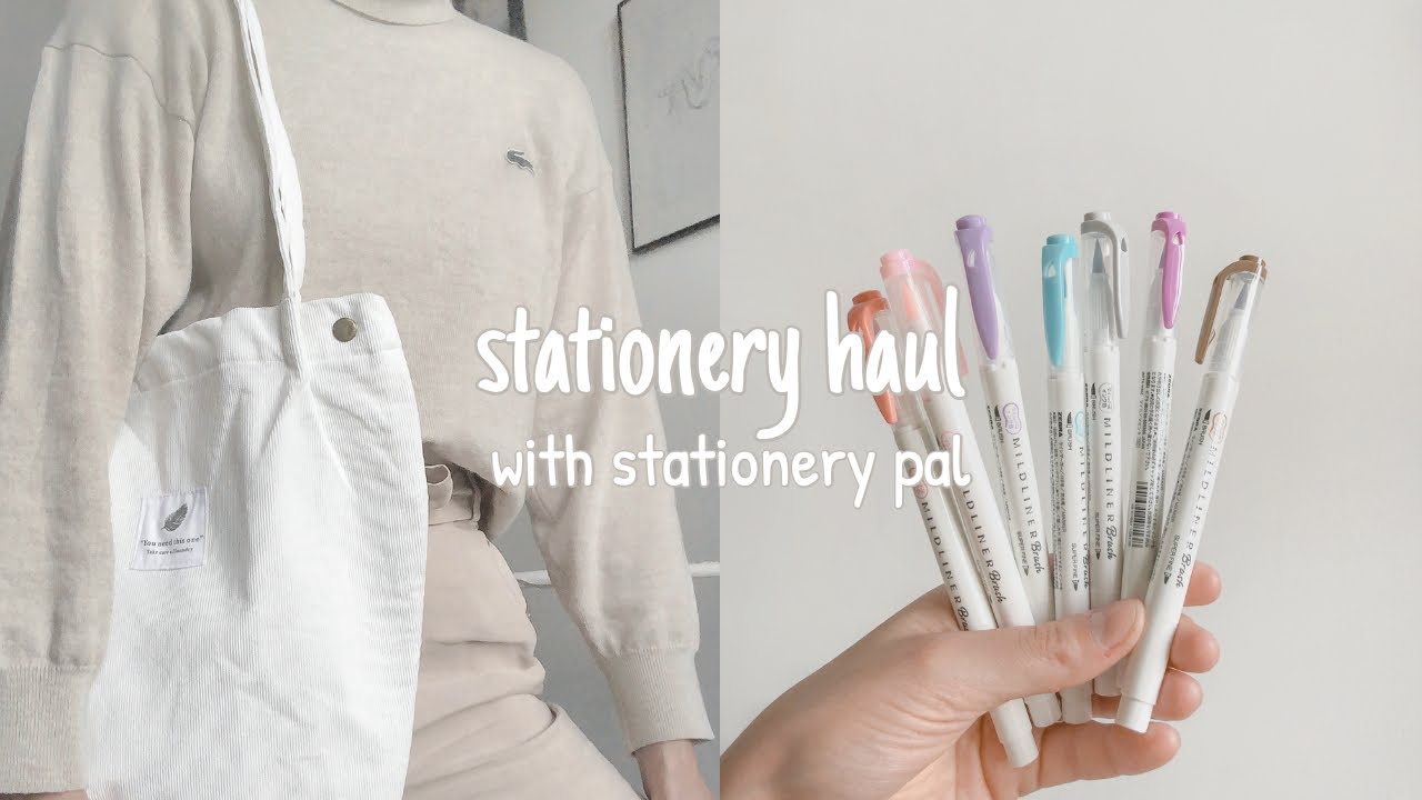 stationery haul + giveaway // stationery pal