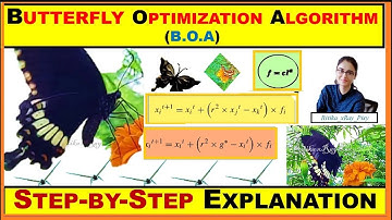 Learn Butterfly Optimization Algorithm (B.O.A) | STEP-BY-STEP | Explanation ~xRay Pixy
