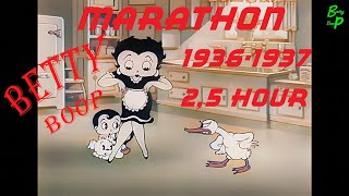 Betty Boop MARATHON  | (Betty Boop Cartoon) | 19361937 | 2,5 HOUR Marathon