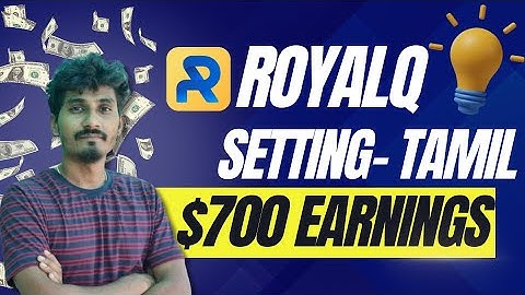 My RoyalQ Earnings & Guide in Tamil  - Reentry