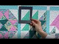 Sewing with Nancy: No Hassle Triangle Quilt Blocks Part 1