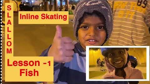 Inline Skating Slalom Fish | Lesson - 3 | N’sness Hunt #howtoskate