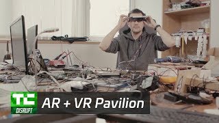 Supersonic Virtual Reality Headset AR + VR Pavilion at Disrupt SF 2017