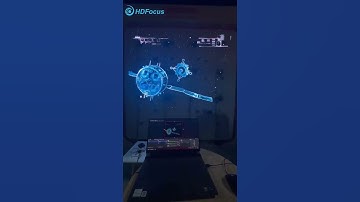 100cm 3D hologram fan support HDMI input Splicing display solution