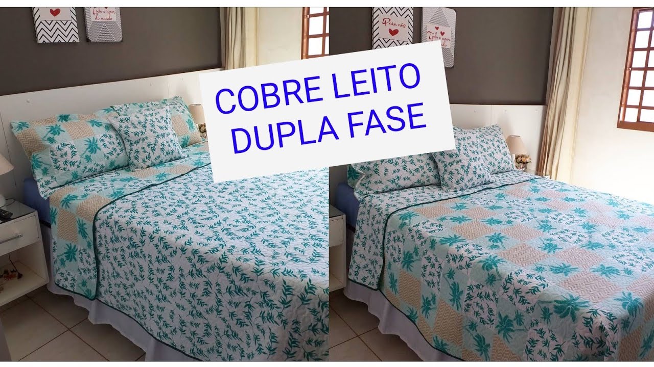 APRENDENDO A COSTURAR: COBRE LEITO DUPLA FASE!