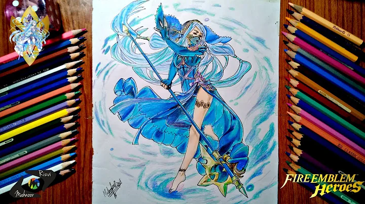 Drawing Azura Fire Emblem Heroes Ep 2 | #DrawingLa...