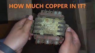 Disassembling 0.25UZ OSM Transformer: Extracting Copper Yield