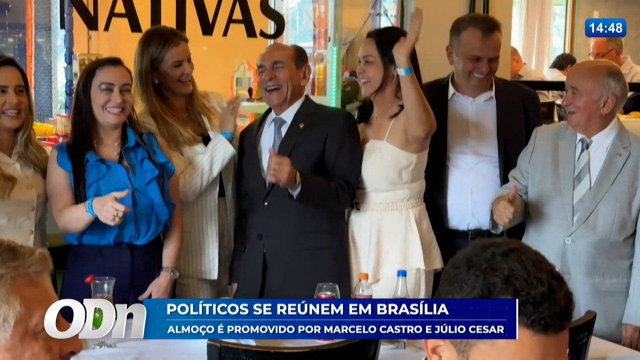 Políticos se reúnem em Brasília: Almoço é promovido por Marcelo e Júlio Cesar 24 02 2026