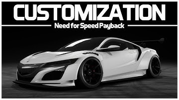 Need for Speed Payback - Preview Customization - Acura NSX