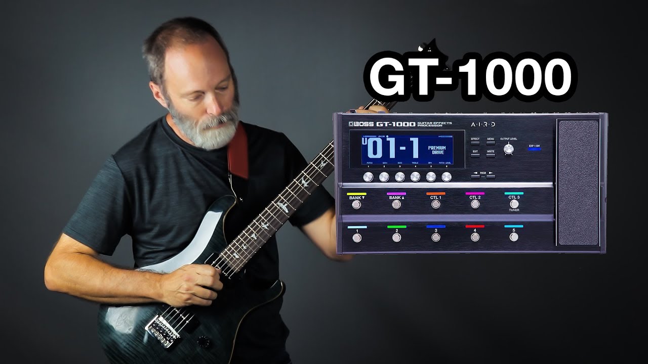 BOSS GT-1000 Ambient Guitar Meditation with Drone - YouTube