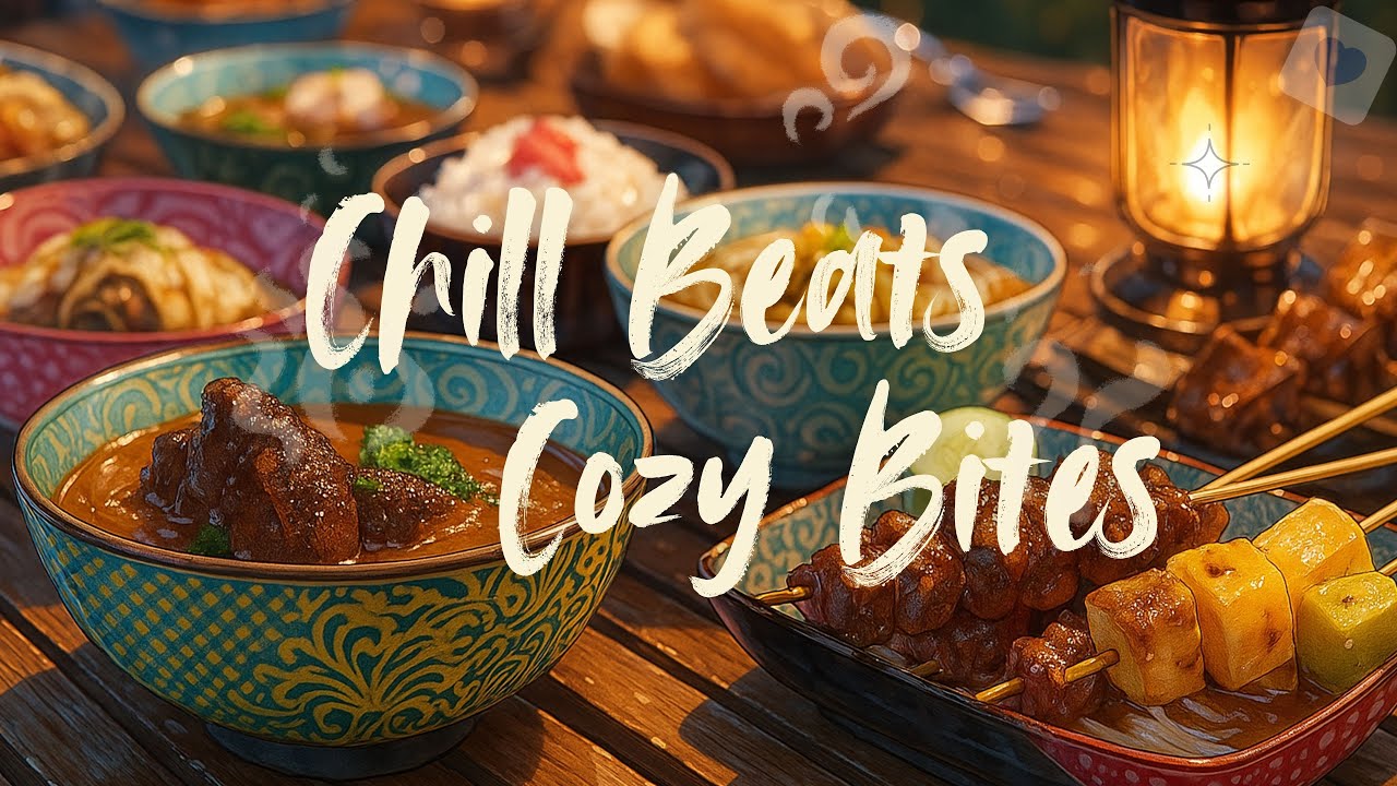 Relaxing Lofi Music | Animated Food Ambience to Focus