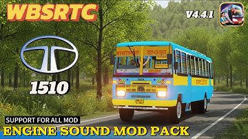WBSRC TATA 1510 BS4 Bus ENGINE SOUND MOD PACK SUPPORT FOR ALL MOD BUSSID V4 4 1