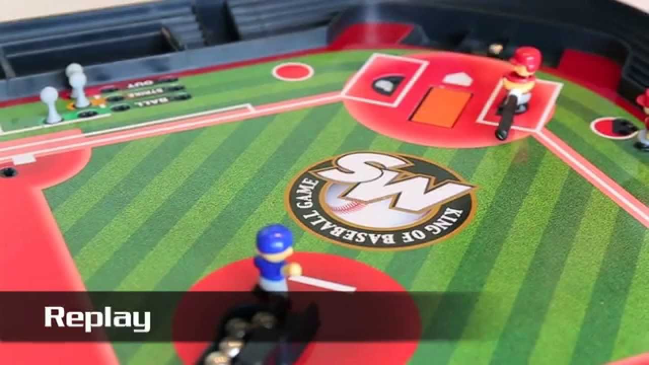 エポック社の野球盤「メガスラッガー」ホームラン動画