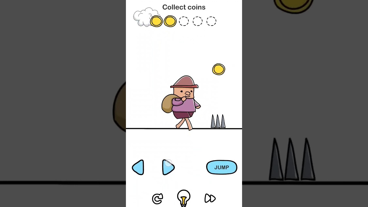 puzzle| brain out| collect coins