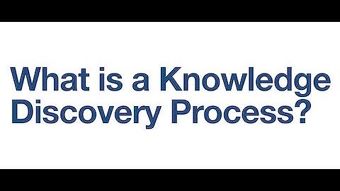 What is a Knowledge Discovery Process?