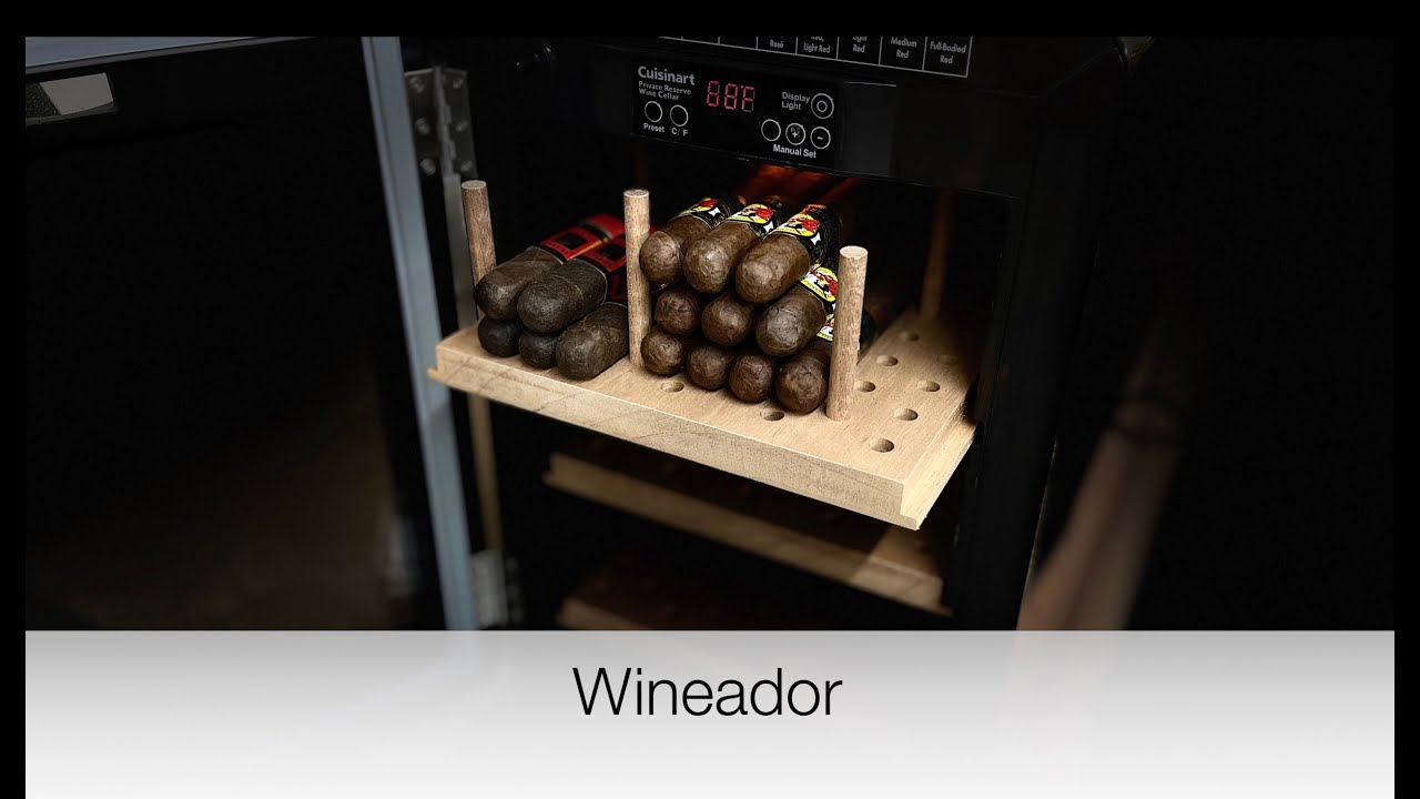 Wineodor humidor DIY Shelf build YouTube