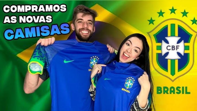 Já temos a nova camisa do Brasil azul da copa 2022 para atacado