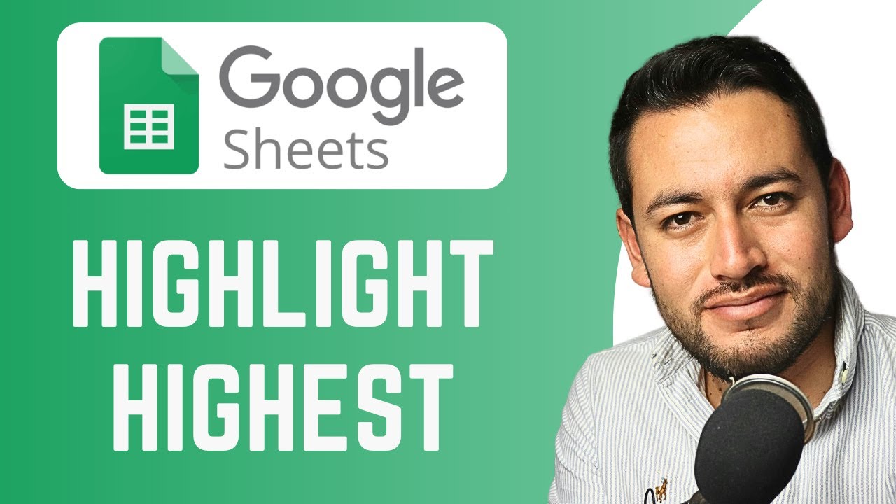 How To Highlight Highest Value in Google Sheets | highlight max value ...