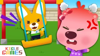 Play Nice At The Playground | Pororo English Kids Safety Manners Rules | KIGLE GAMES Play Nice At The Playground | Pororo English Kids Safety Manners Rules | KIGLE GAMES
