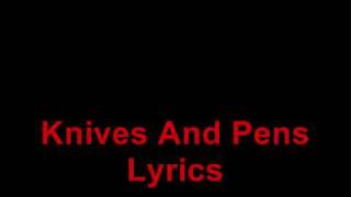 Black Veil Brides - Knives And Pens + Lyrics