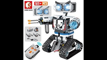 2020 Technic RC Robot Building Blocks Creator City Remote Control Intelligent Weapon Brick Kids Toy