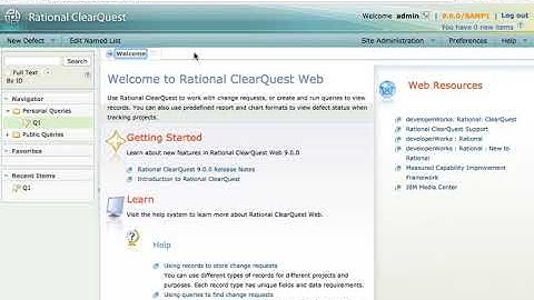 ClearQuest APAR PI29553 (9.0.0.4)