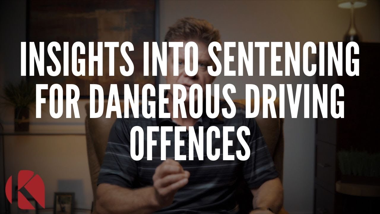 INSIGHTS INTO SENTENCING FOR DANGEROUS DRIVING OFFENCES - YouTube