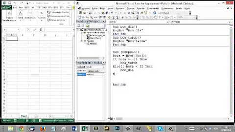 Como chamar uma macro em VBA?