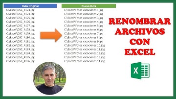 Cambiar nombres de archivos y carpetas 📁 con Excel de manera masiva. Curso de Excel Avanzado