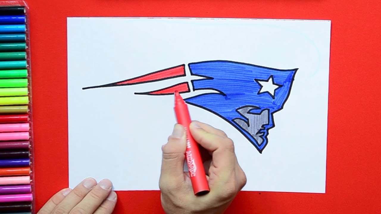 How to draw New England Patriots Logo [NFL team] - YouTube