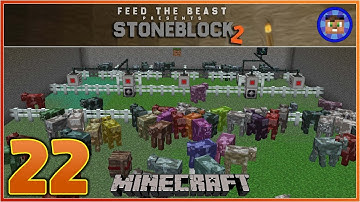 StoneBlock 2 Modpack Ep 22 - Fluid Cows and Infinity Catalyst  - Modded Minecraft