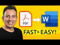How to convert pdf to word doc for free  adobe express
