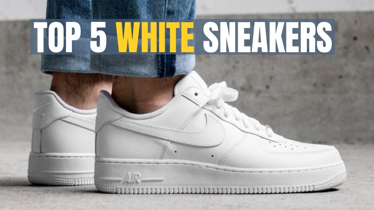 The 5 BEST White Sneakers For Men - YouTube