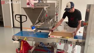 Unifiller efficient Layer Cakes Production - Effiziente Herstellung / Produktion von Schnitten
