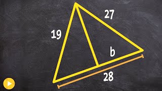 How to use the triangle bisector theorem to solve your missing length